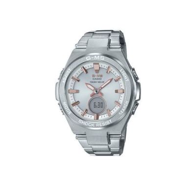 CASIO卡西歐 BABY-G 金屬材質混搭樹脂 簡約優雅 MSG-S200D-7A