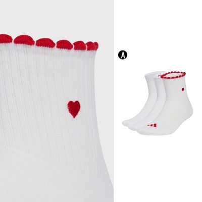 【Adidas 愛迪達】WMS GFX SOCK 3P 腳踝襪 運動短襪 三雙入 男女 A-KQ5946