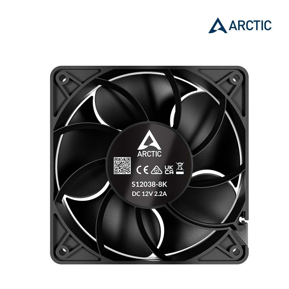 ARCTIC】S12038-4K 12公分伺服器用PWM高速風扇｜樂維科技官方公司貨