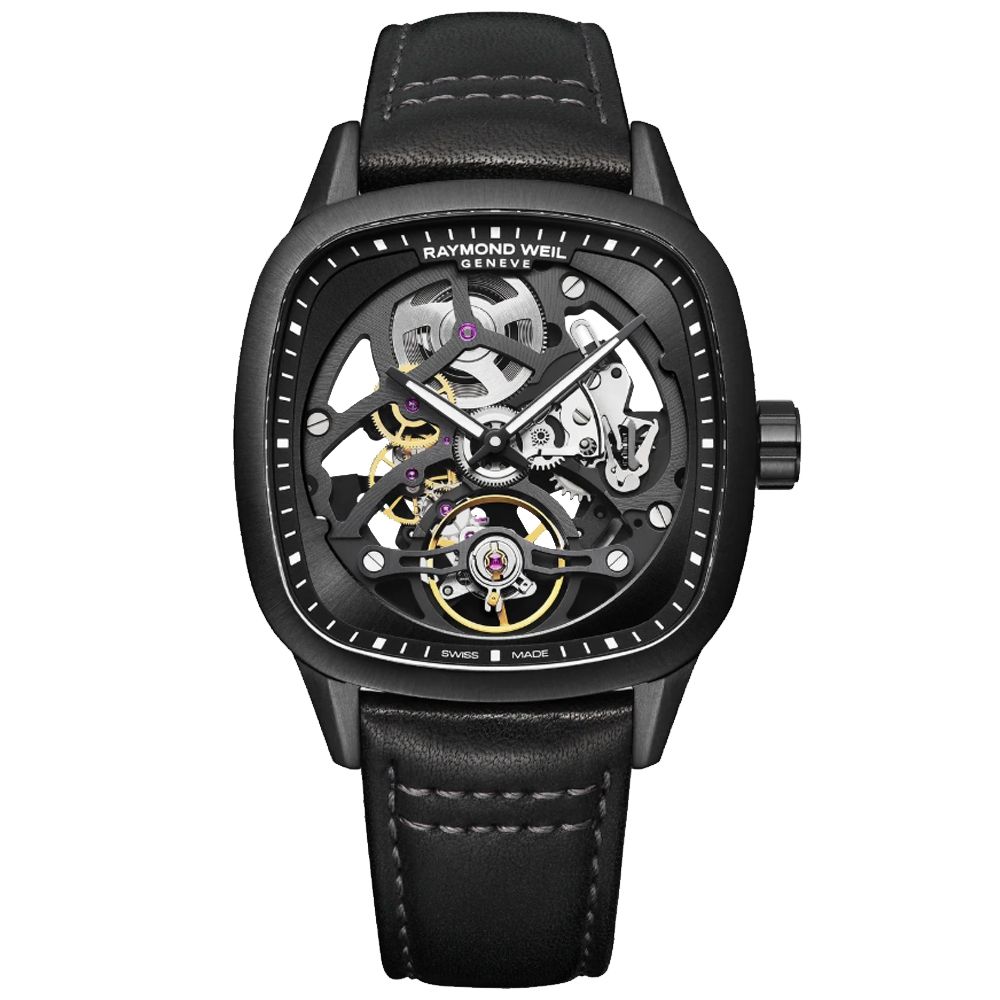 Raymond Weil 蕾蒙威 Freelancer 自由騎士系列 鏤空機械腕錶 推薦 送禮 畢業禮物 40mm/2795-BKC-20000