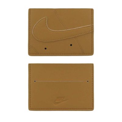 NIKE ICONAIRFORCE1 卡片夾-多用途 皮夾 信用卡 證件夾 N1009738715OS 棕
