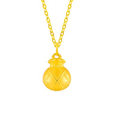 【Just Gold 鎮金店】小福袋 黃金吊墜-不含鍊(網路限定)