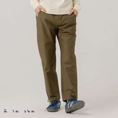 a la sha 貓咪口袋舒適合身褲