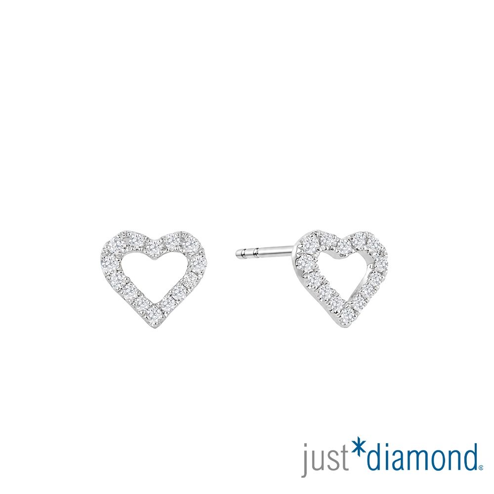 【Just Diamond】心映 鑽石耳環