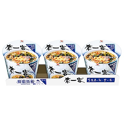 來一客 鮮蝦魚板風味(63gx3入)