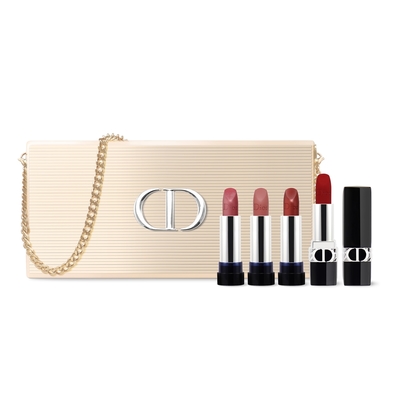 Dior迪奧 Dior 迪奧 藍星唇膏金燦手拿包 杜樂麗花園限量版