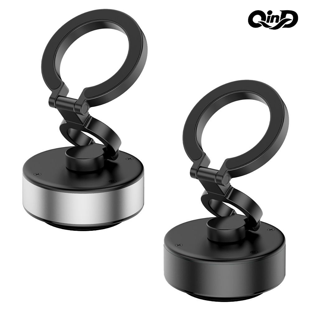 QinD D1 電動吸盤磁吸手機支架-福利品