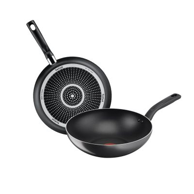 Tefal法國特福 尼斯系列28CM不沾小炒鍋+平底鍋