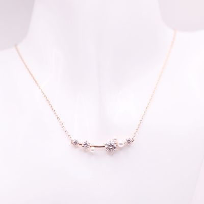 SWAROVSKI 施華洛世奇 Constella 珍珠項鏈 鍍玫瑰金色