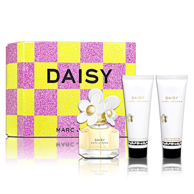 Marc Jacob MJ DAISY 繽紛假期小雛菊經典禮盒(淡香水50ML+身體乳75ML+沐浴膠75ML)