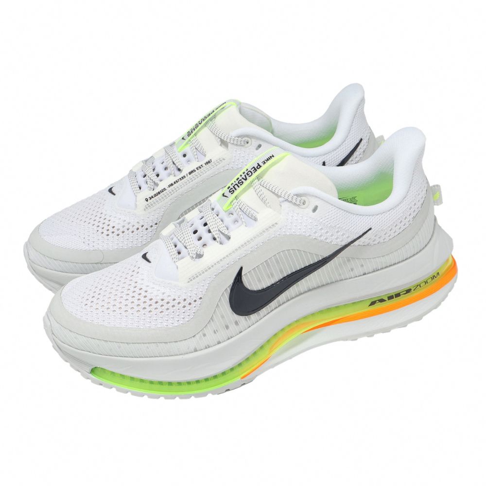 Nike 慢跑鞋 Pegasus Premium 男鞋 白 黑 氣墊 厚底 緩震 HQ2592-105