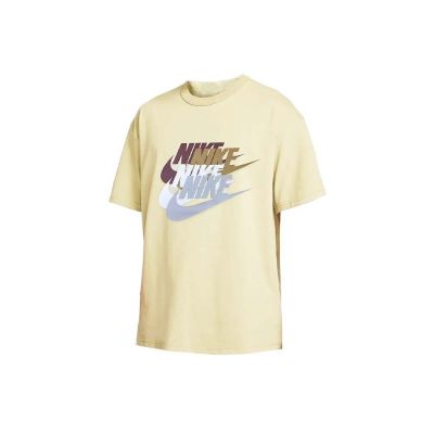 Nike Multi Logo Tee 休閒 米黃 短袖 FN3697-113 [台灣現貨]