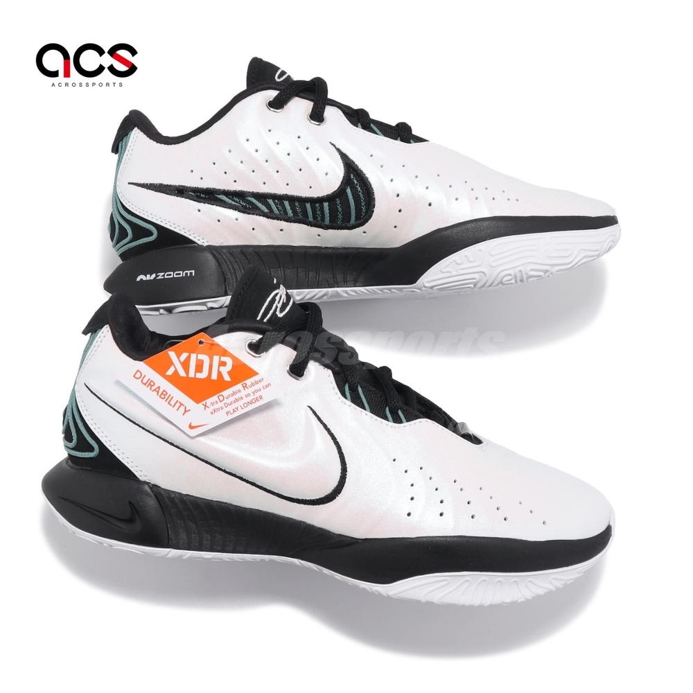 Nike 籃球鞋LeBron XXI EP Conchiorin 珍珠白黑LBJ 男鞋21 氣墊HF5842