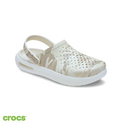 Crocs卡駱馳 (中性鞋) InMotion 舒樂迷彩圖案克駱格 極白色/七彩色 214112-2MT