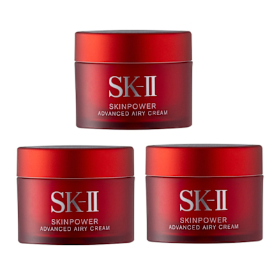 SK-II 致臻肌活能量活膚霜(輕盈版)15g 三入組 台灣專櫃貨