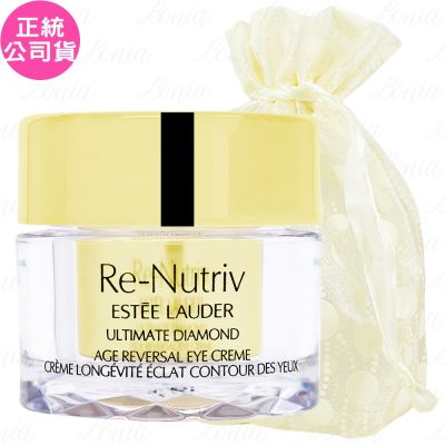 ESTEE LAUDER 雅詩蘭黛 白金級黑鑽松露逆時眼霜(5ml)旅行袋組(公司貨)