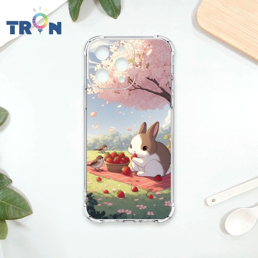 24H快速出貨 TRON 可愛小動物樹下乘涼 四角防摔 軟殼 手機殼