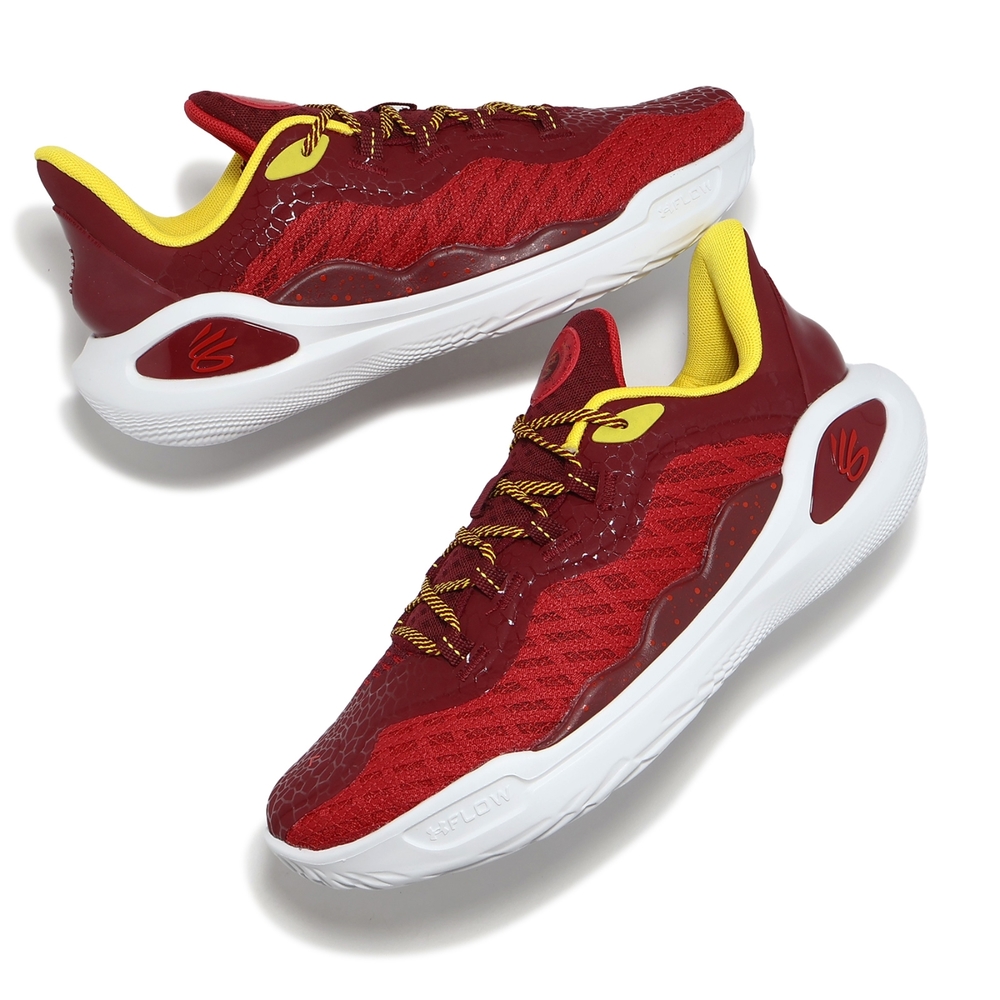 Under Armour 籃球鞋Curry 11 Fire 男鞋紅黃李小龍Bruce Lee 咖哩運動