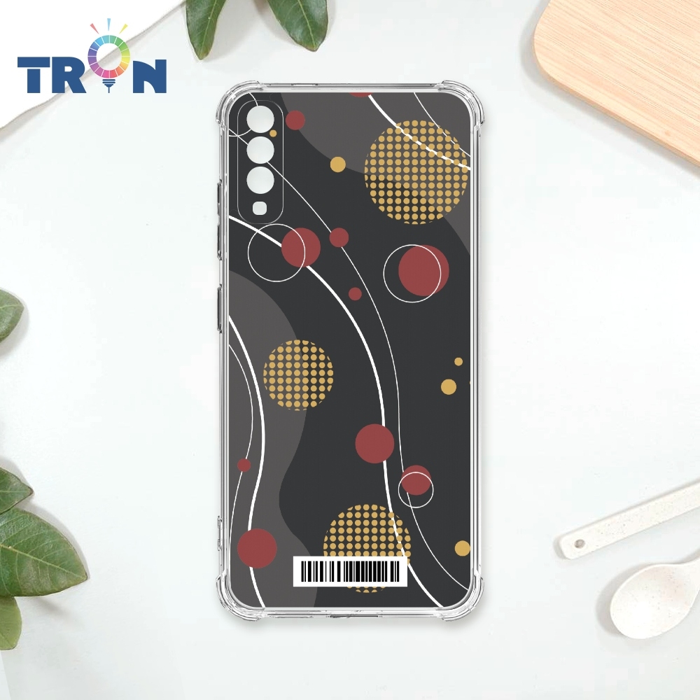 TRON 三星 A70 日系和風圓點律動系列 四角防摔載具殼 軟殼 手機殼