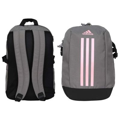 ADIDAS 大後背包-雙肩包 肩背包 旅行包 愛迪達 JX8743 鐵灰亮粉