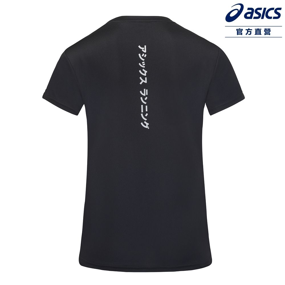 ASICS 亞瑟士 短袖上衣 女款 亞洲版 跑步上衣 2012D555-001