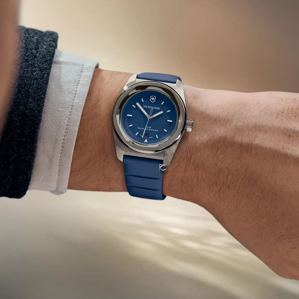 VICTORINOX 瑞士維氏 Concept One SOLAR 太陽能腕錶 男錶 手錶-39mm藍 VISA-242053