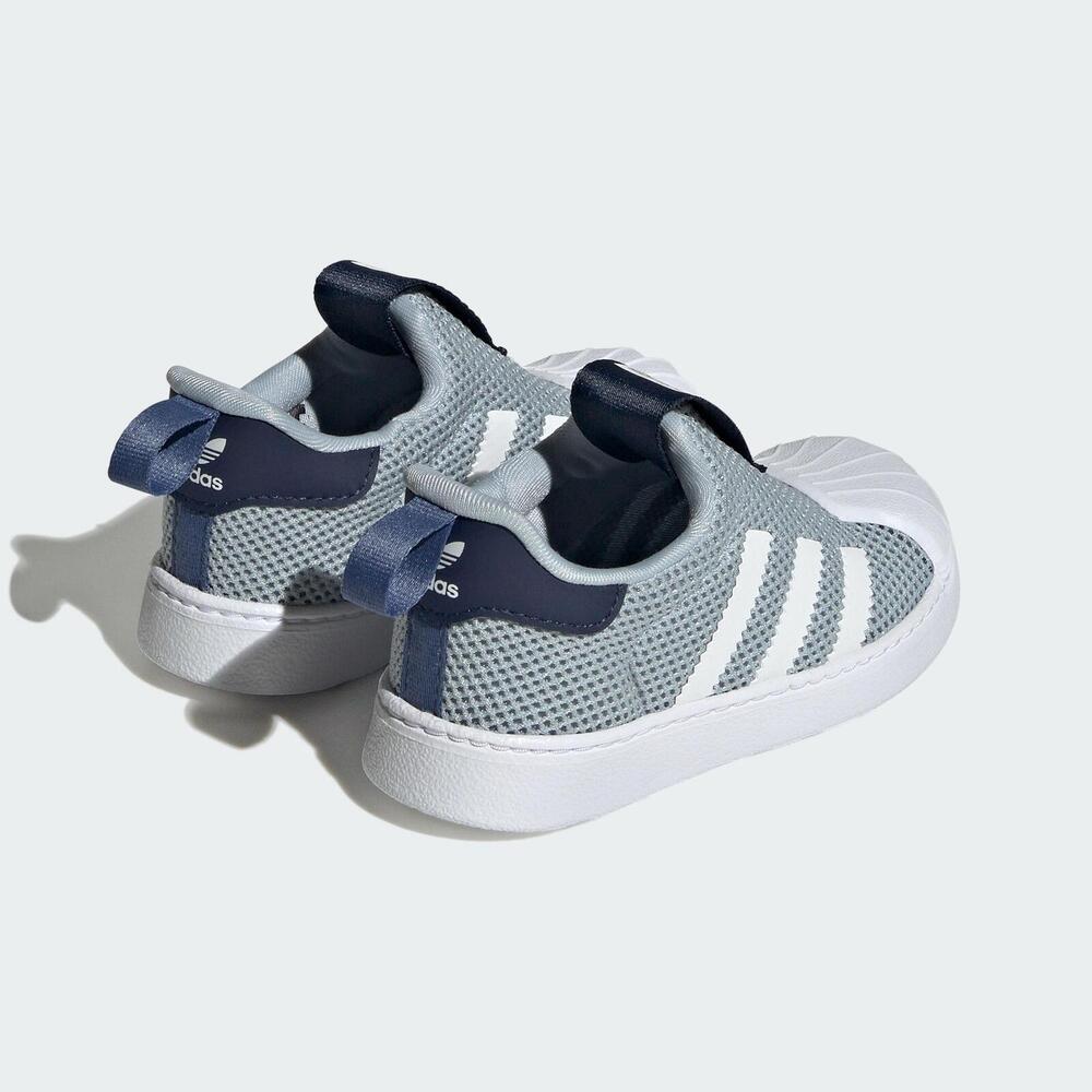 Adidas Superstar 360 I IF5914 小童休閒鞋運動經典三葉草套穿式網布