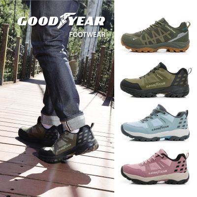 【GOODYEAR固特異】戶外防水鞋/男女款，夏季限定推薦，橡膠底耐磨底，可爬郊山、日常健走