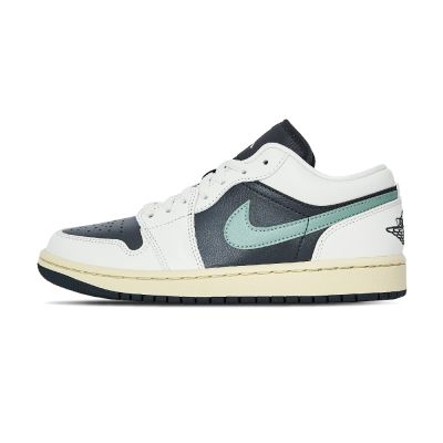 Nike Wmns Air Jordan 1 Low 運動鞋 女鞋 休閒鞋 米白綠色 經典 喬丹 DC0774-001