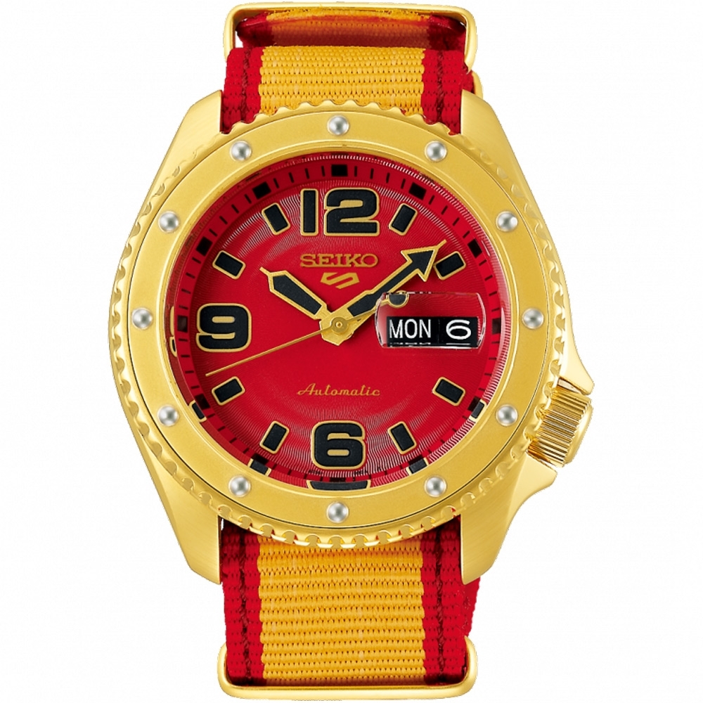 SEIKO 精工5 Sports x 快打旋風聯名機械錶-桑吉爾夫-42.5mm ˍSK040 | 5