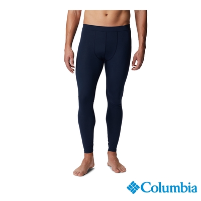 Columbia哥倫比亞 男款-極暖快排內著長褲-深藍 UAE90140NY/IF