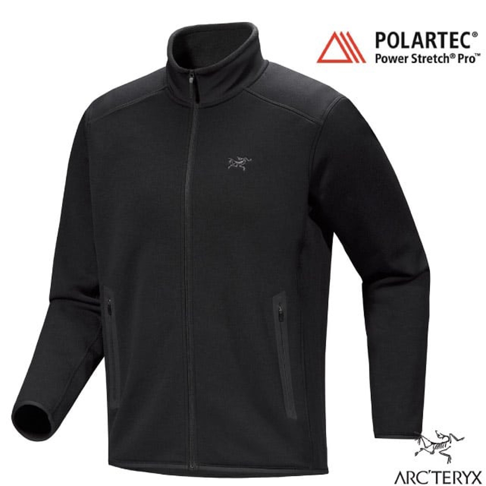 衝立 ARCTERYX 始祖鳥】男Kyanite 抓絨保暖立領外套.夾克_X000008447 黑