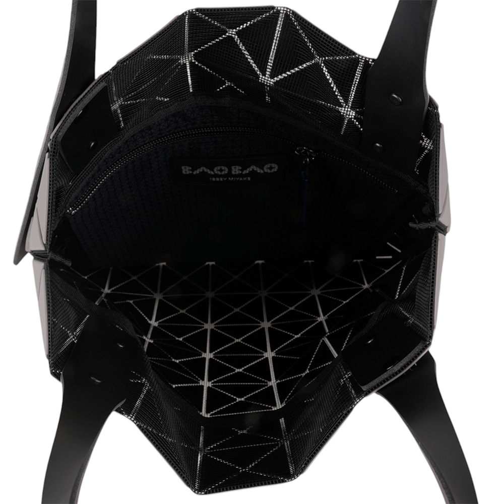 ISSEY MIYAKE BAOBAO 暮靄菱格7x7手提包霧(褐灰)小款| 購物包