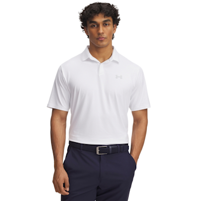 【UNDER ARMOUR】UA 男 Drive Chill 短POLO 1389596-100