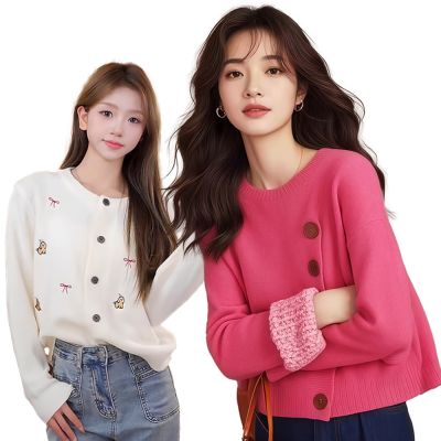 初色 秋氛簡約氣質長袖針織衫-8款任選-15653(F可選)