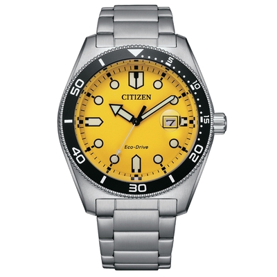 CITIZEN星辰 GENTS 馬卡龍撞色光動能男錶-AW1760-81Z-43mm