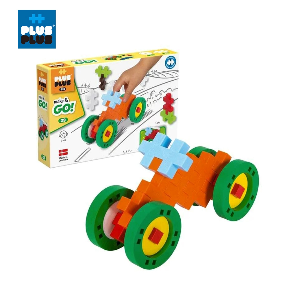 【++Plus-Plus 加加積木】BIG大顆粒-大積木車子29 pcs