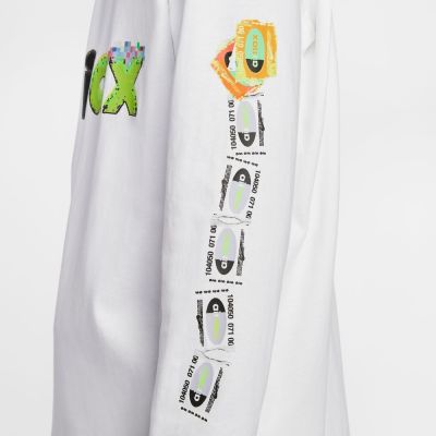 NIKE 長袖上衣男運動AS M NSW FAM REUNION LS TEE 白IQ3976-100 | NIKE