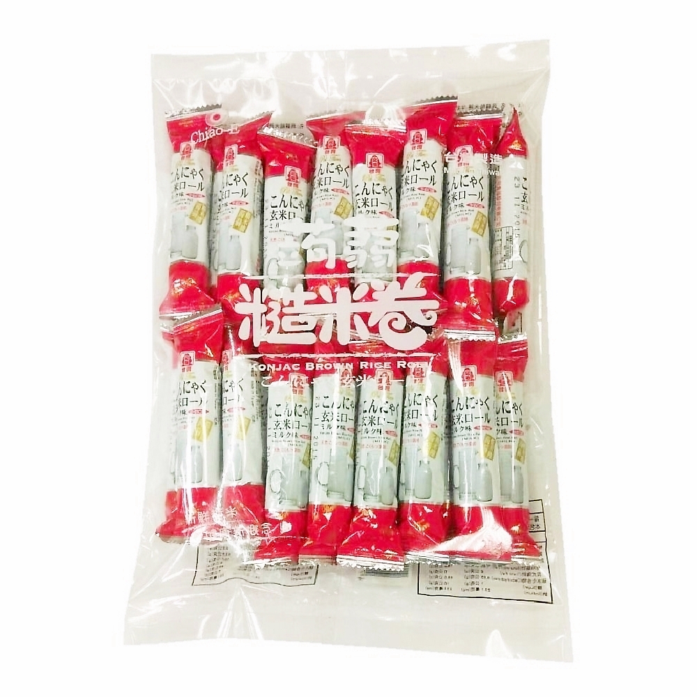 北田 蒟蒻糙米捲-牛奶350g