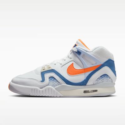 Nike 耐吉 Air Tech Challenge II QS [FZ9033-101] 男 運動休閒鞋 氣墊 白藍橘