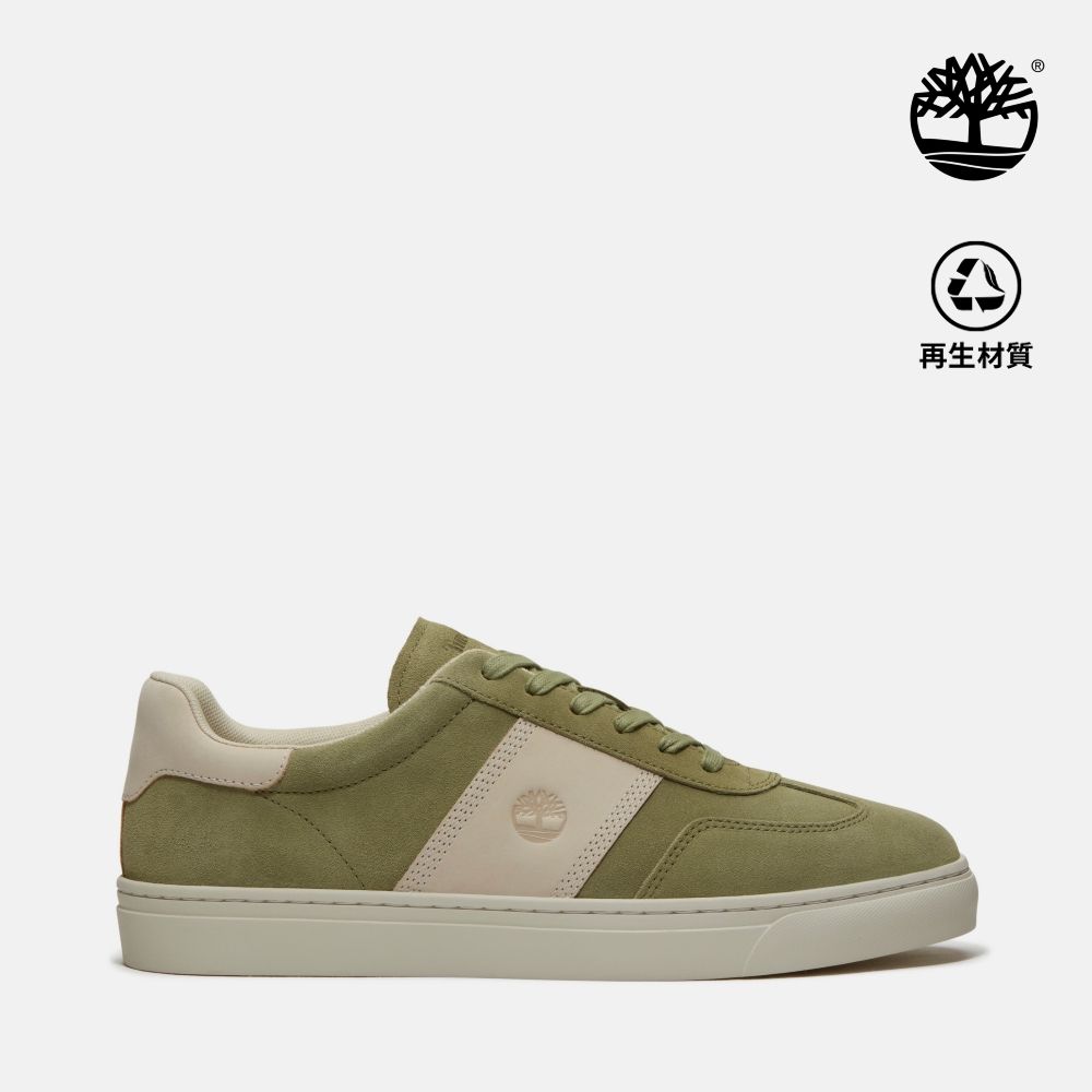 Timberland官方旗艦 男款淺綠色皮革休閒鞋|A43GGAHZ