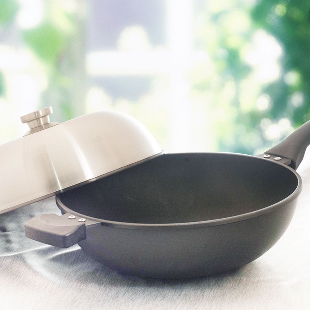 UNICOOK-優樂-極致-手工鑄造不沾深炒鍋-33cm