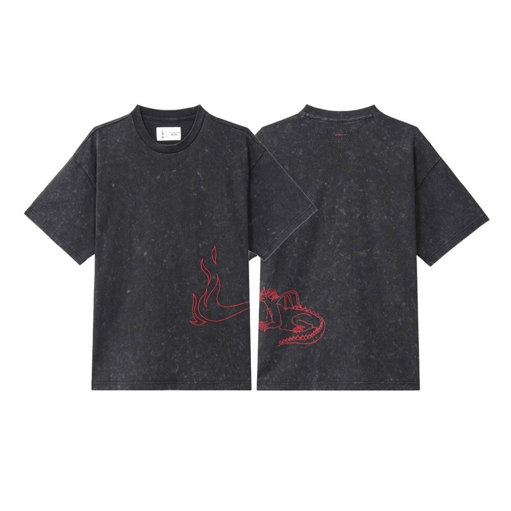 Nike AS NK Lunar Drgn SS Tee 龍年限定短袖上衣 黑色 FZ7625-010