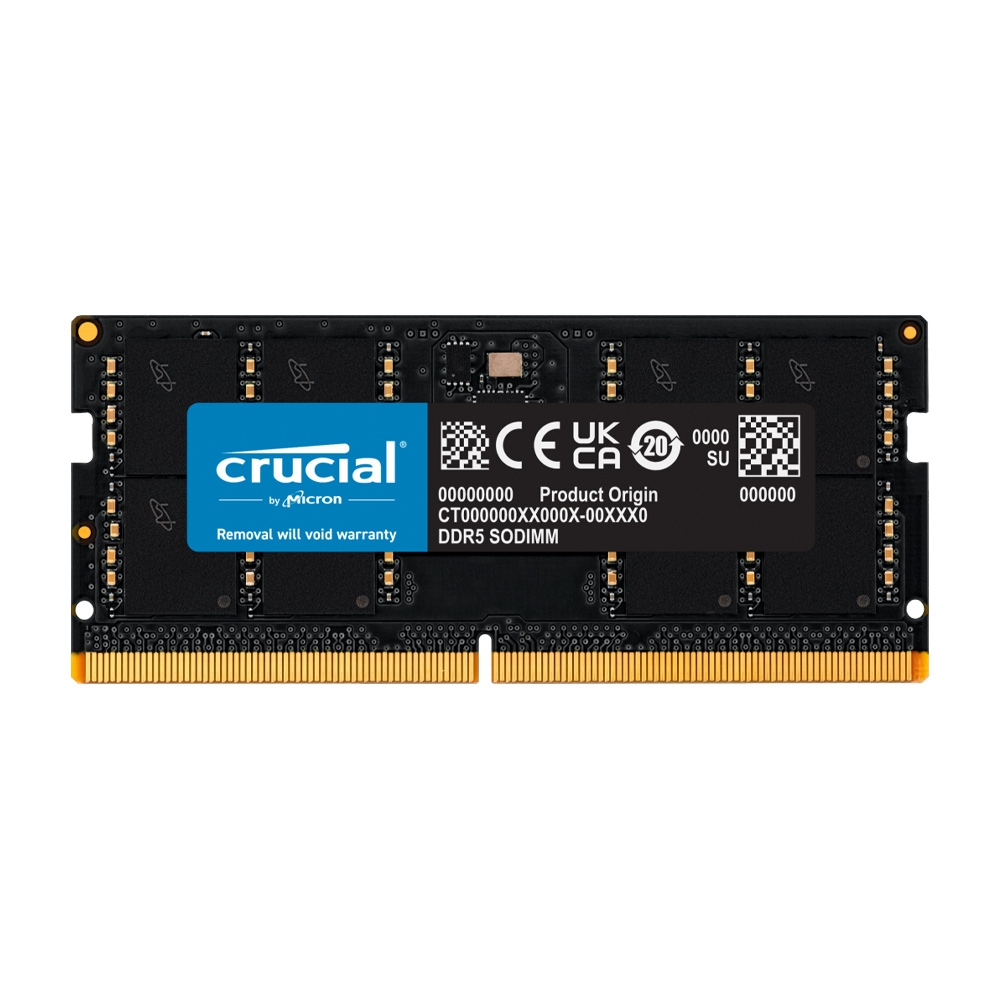 美光Micron Crucial NB-DDR5 5600/ 48G 筆記型RAM 內建PMIC電源管理