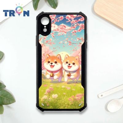 TRON iPhone XR 動物玩耍趣-1 四角防摔 機甲殼 軟硬殼 手機殼
