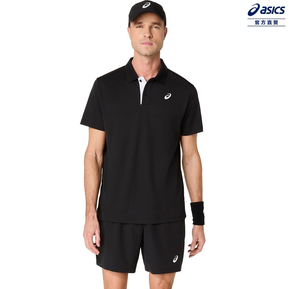 ASICS 亞瑟士 POLO衫 男款 海外版 網球上衣 2041A340-001