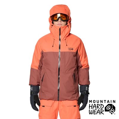 【Mountain Hardwear】Firefall Trifecta Jacket 兩件式防水化纖連帽外套 男款 波本褐/樣貌紅 #2134711