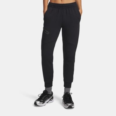 【UNDER ARMOUR】UA 女 Unstoppable Flc Jogger長褲 1379846-001