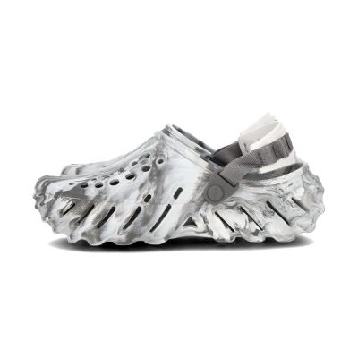 Crocs Echo Marbled Clog 男鞋 女鞋 灰白色 波波 克駱格 休閒 洞洞鞋 涼拖鞋 208454-1NL