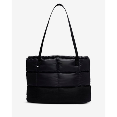 NIKE 耐吉 日常百搭 大容量 托特包 男女手提包-黑色 NK NSW PUFFLE TOTE-FZ1316010